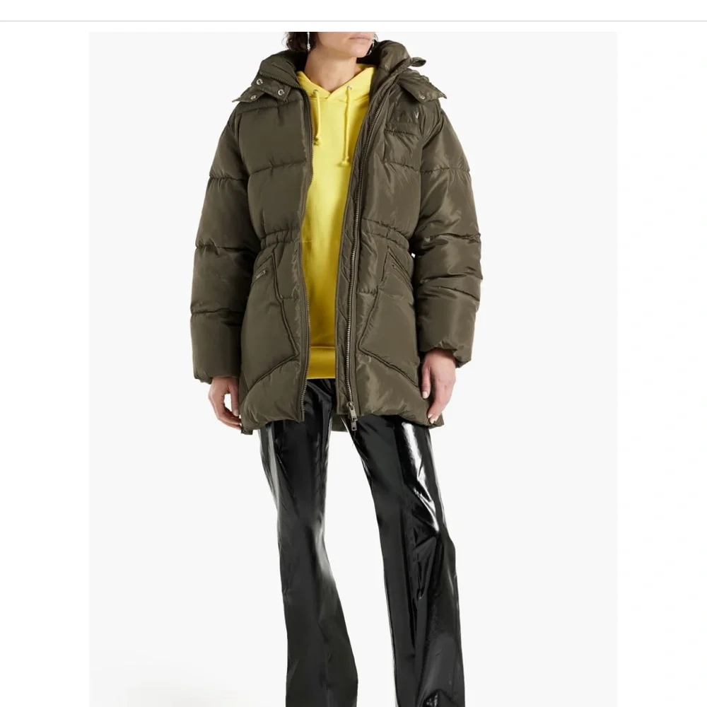 NWT Ganni Puffer Green Small/Medium - Picture 2 of 9